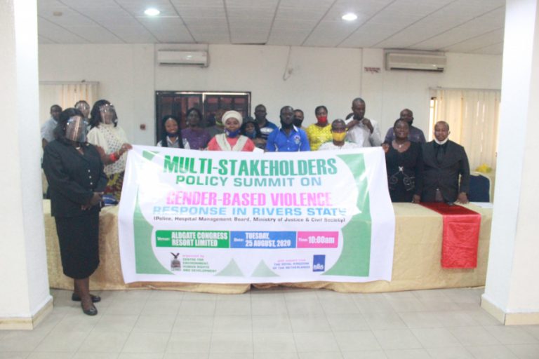 Multi-stakeholders Policy Summit on Gender Based Violence Response in Rivers State