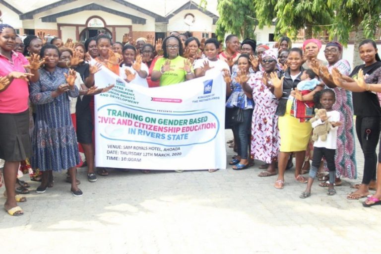 CEHRD continued with its Gender Based Civic and Citizenship Education in each of the 3 Senatorial Districts in Rivers State