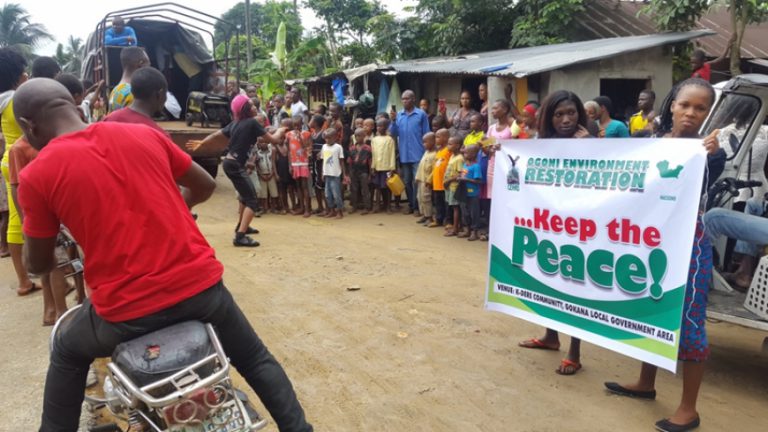 Keeping the Peace during Ogoni Clean-Up Activities