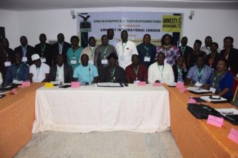 Members of Bayelsa and Rivers State House of Assembly During the Training on Best Practice Mechanisms for Natural Resources Governance