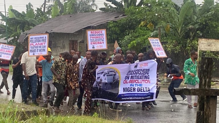 CEHRD Organized Rally To Raise Awareness on The Effects Of Oil Re-pollution In Gokana LGA, Rivers State