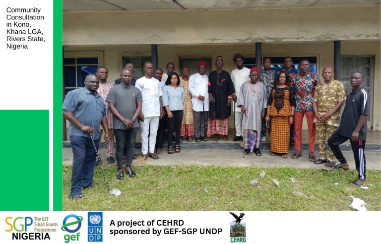 CEHRD Visits to Kono community on Mangrove Restoration Project